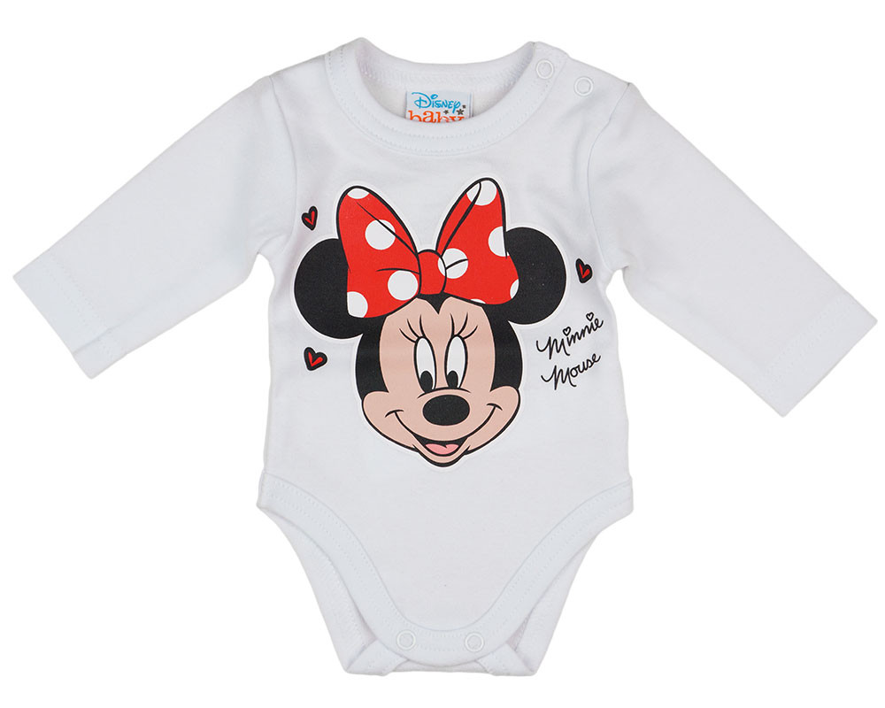 babashop.hu - Disney Minnie szívecskés hosszú ujjú baba body