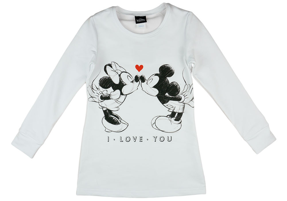 babashop.hu - Disney Minnie&Mickey hosszú ujjú lányka tunika