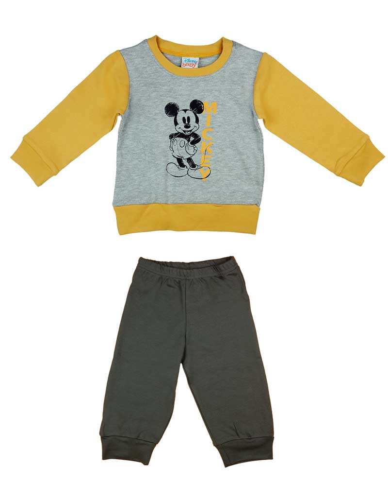 babashop.hu - Kétrészes kisfiú pizsama Mickey egér mintával