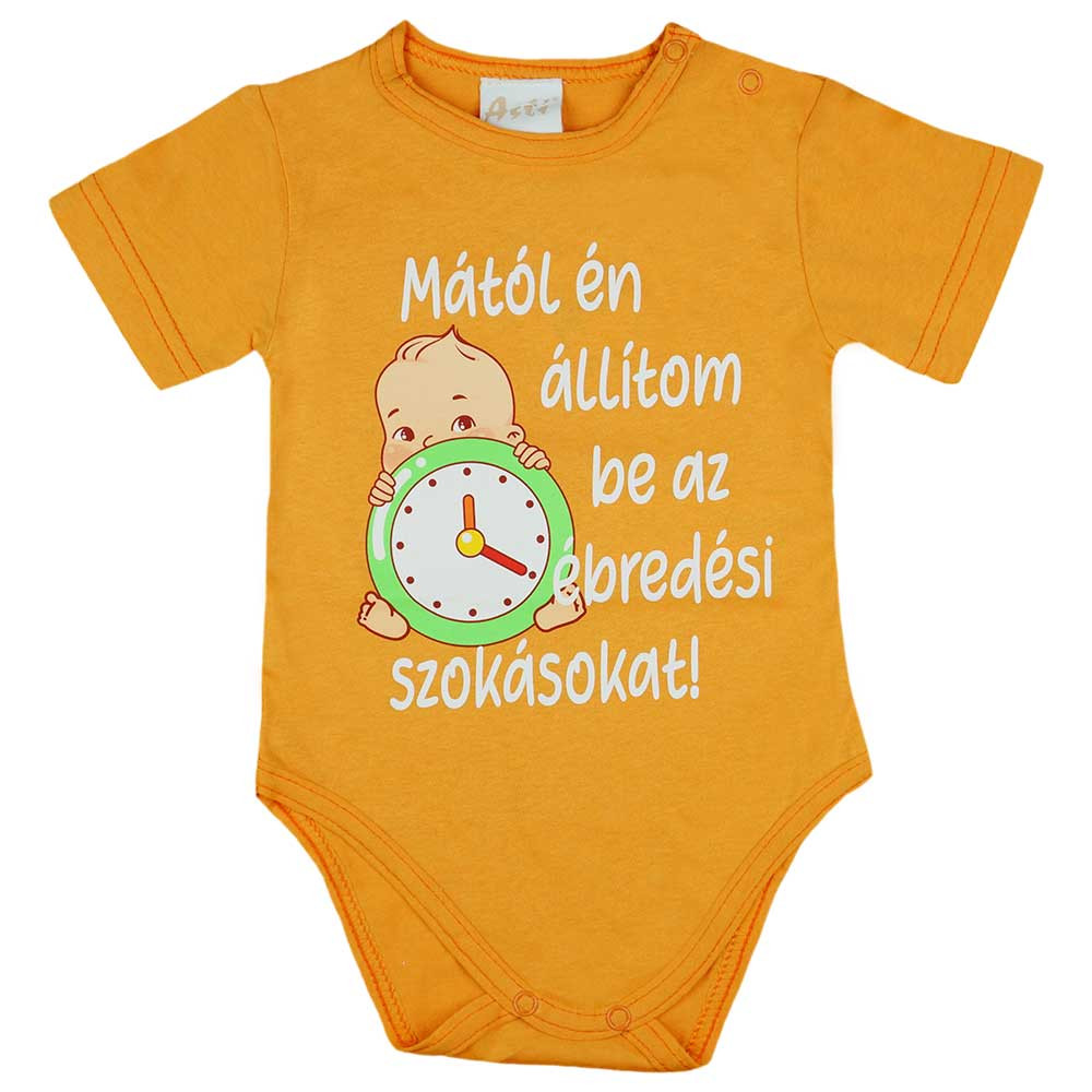 babashop.hu - Feliratos rövid ujjú kislány baba body