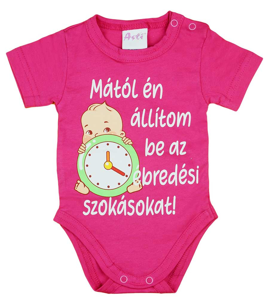 babashop.hu - Feliratos rövid ujjú kisfiú baba body