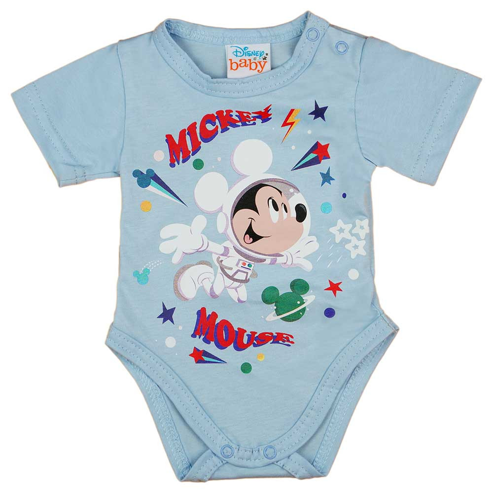 babashop.hu - Rövid ujjú űrhajós baba body Mickey egér mintával