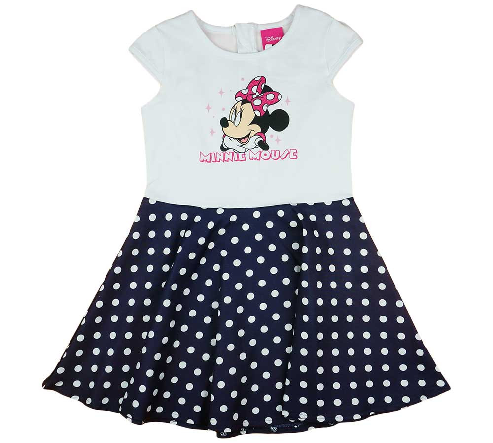 babashop.hu - Nyári pöttyös kislány ruha Minnie egér mintával