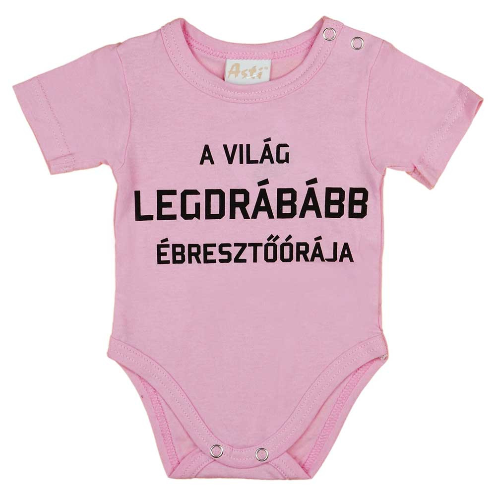 babashop.hu - Rövid ujjú feliratos baba body