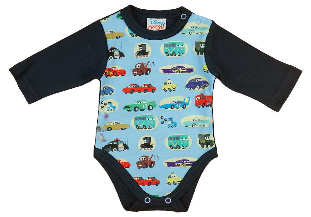 babashop.hu - Hosszú ujjú baba body Verdák mintával