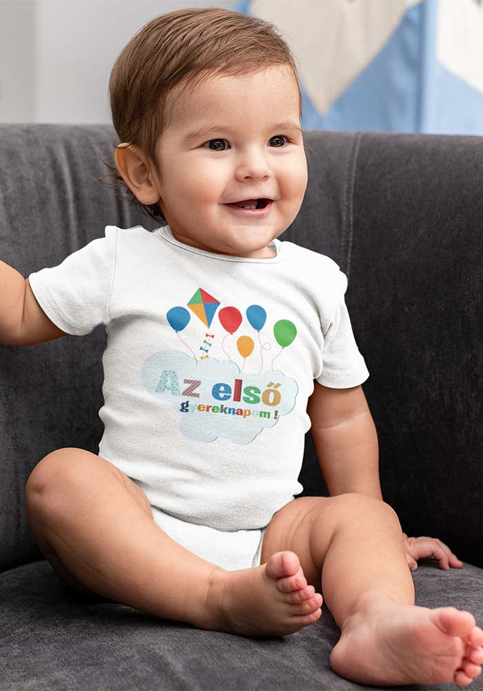 babashop.hu - Gyereknapos rövid ujjú baba body
