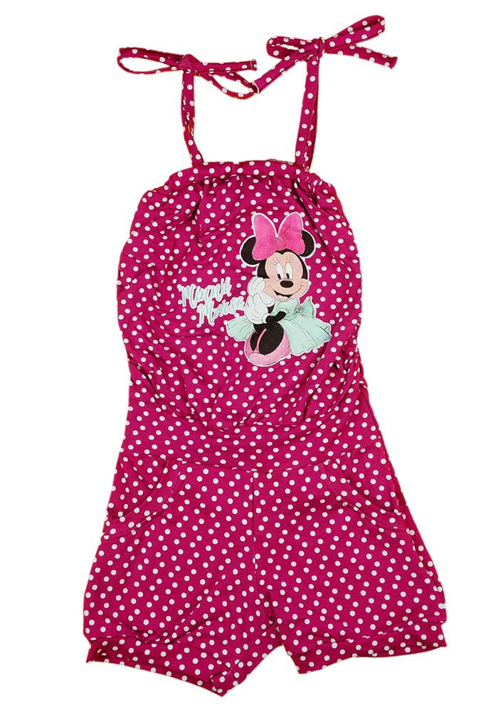 babashop.hu - Nyári kislány overál Minnie egér mintával