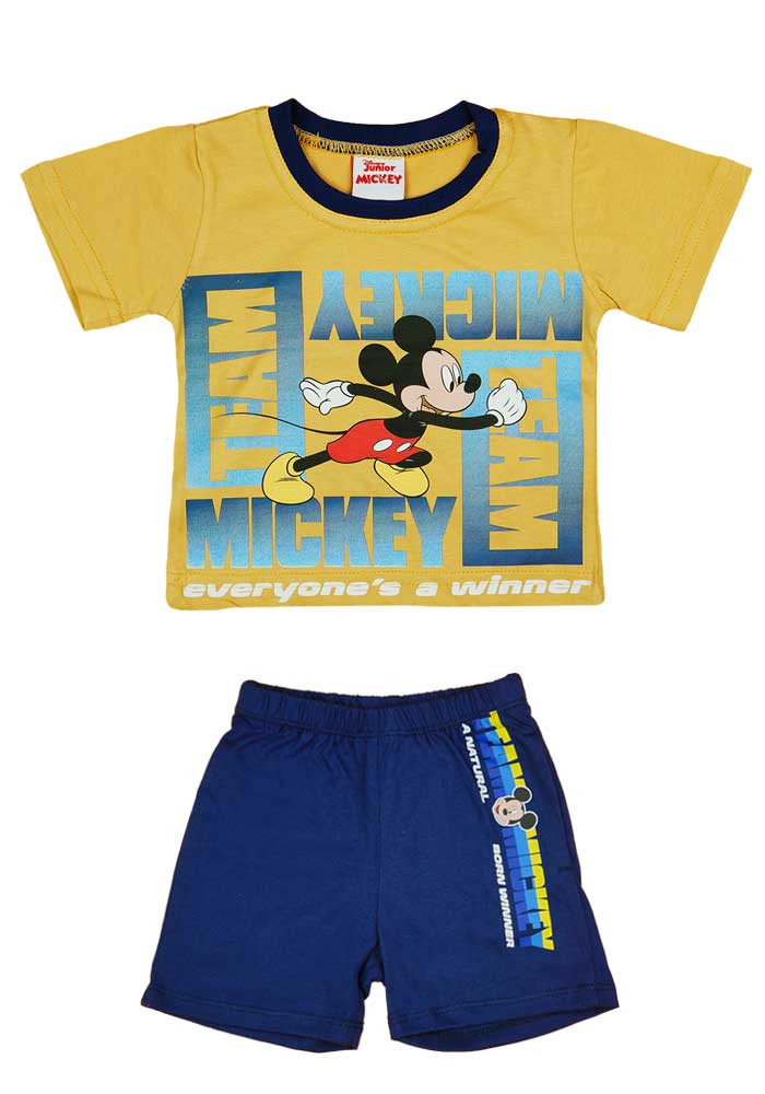 babashop.hu - Kétrészes nyári kisfiú szett Mickey egér mintával