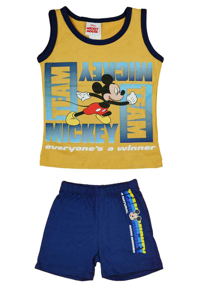 babashop.hu - Kétrészes nyári kisfiú szett Mickey egér mintával