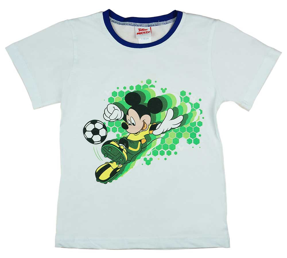 babashop.hu - Rövid ujjú kisfiú póló focis Mickey mintával