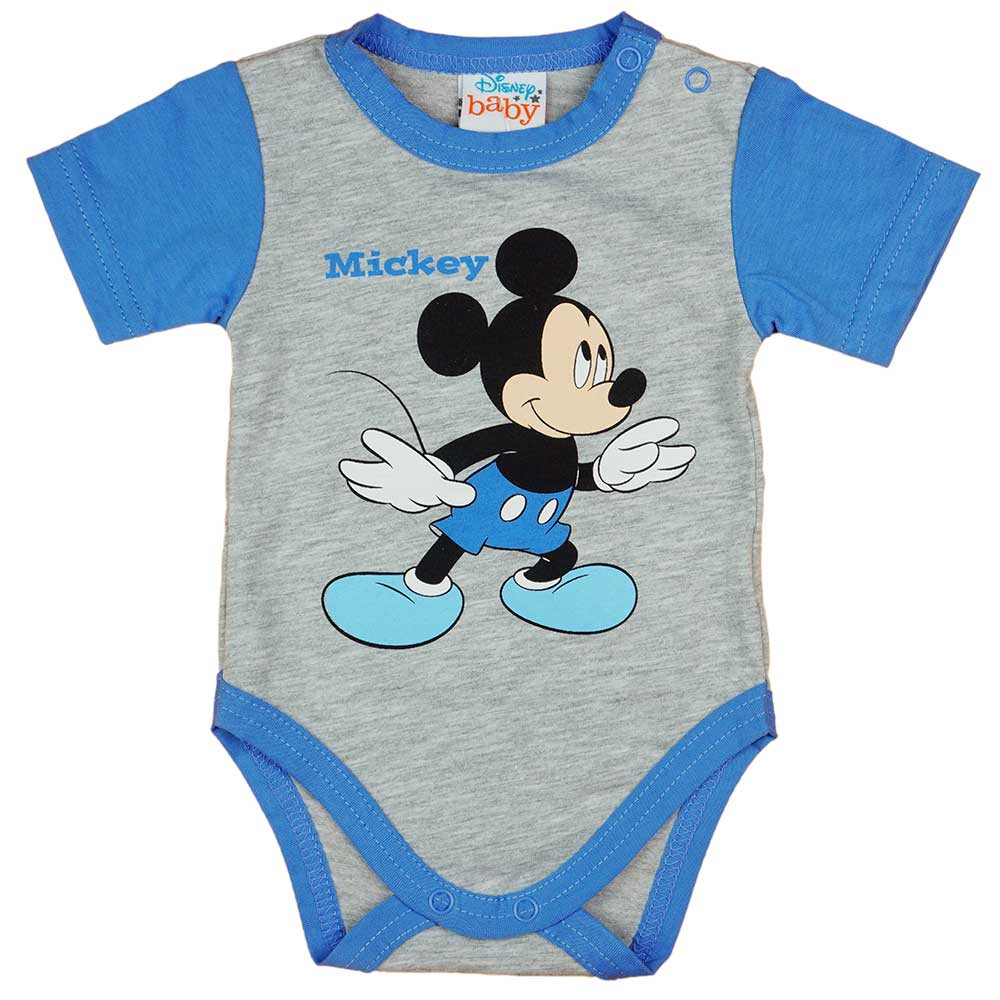 babashop.hu - Rövid ujjú baba body Mickey egér mintával