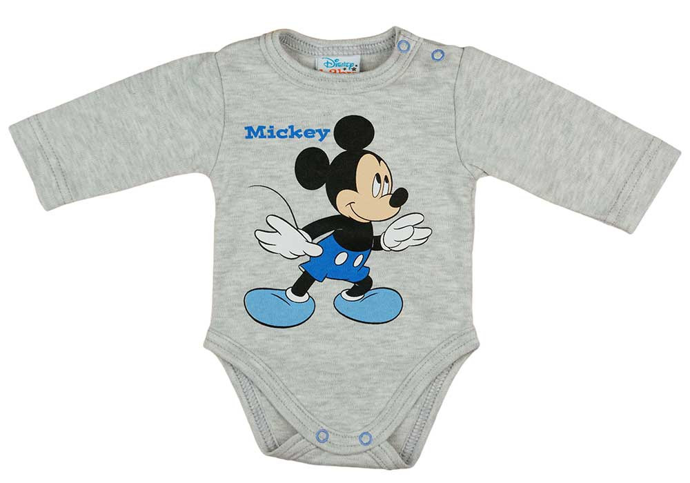 babashop.hu - Hosszú ujjú baba body Mickey mintával