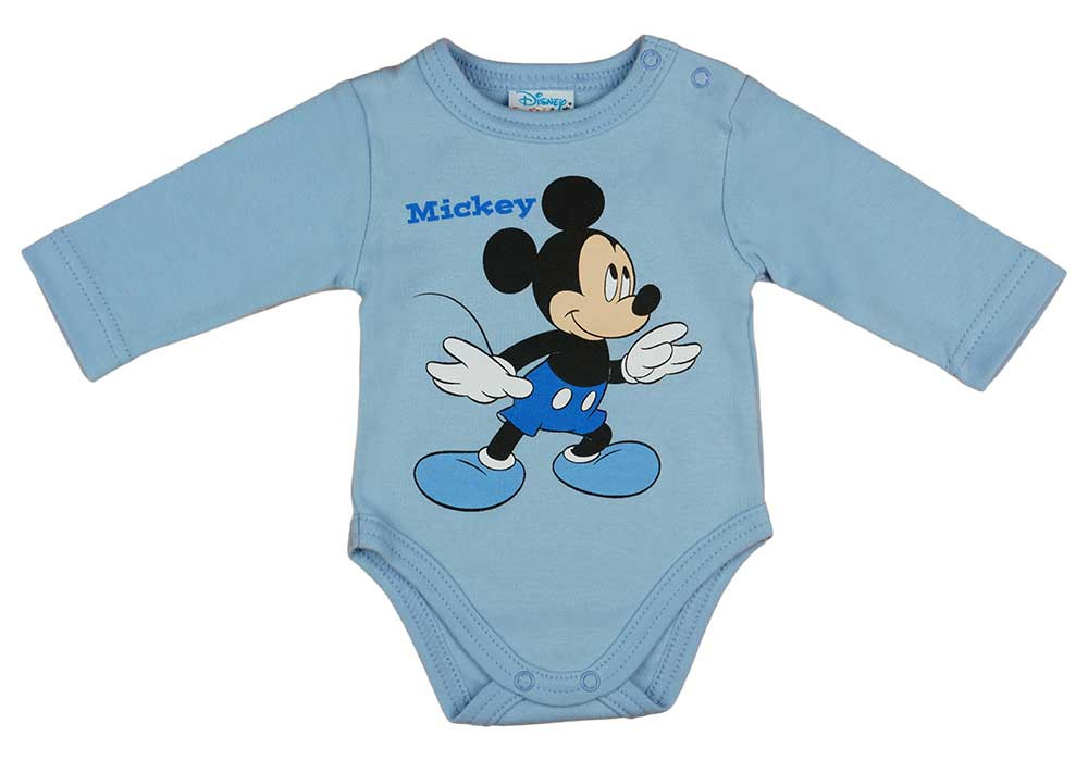 babashop.hu - Hosszú ujjú baba body Mickey mintával