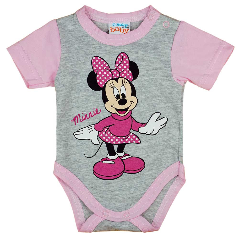 babashop.hu - Rövid ujjú baba body Minnie egér mintával