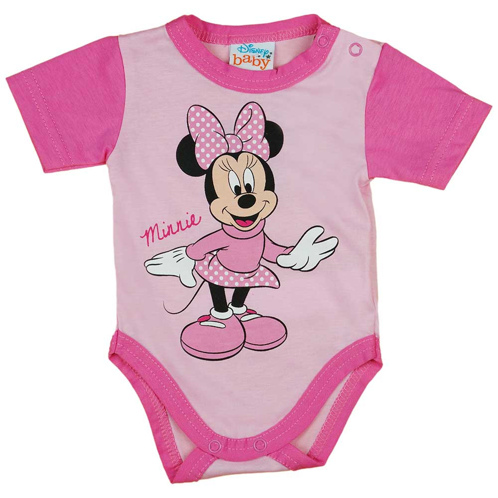 babashop.hu - Rövid ujjú baba body Minnie egér mintával