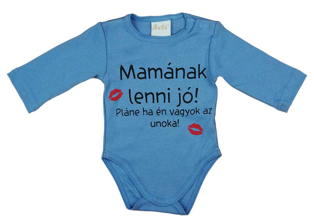 babashop.hu - Hosszú ujjú feliratos baba body