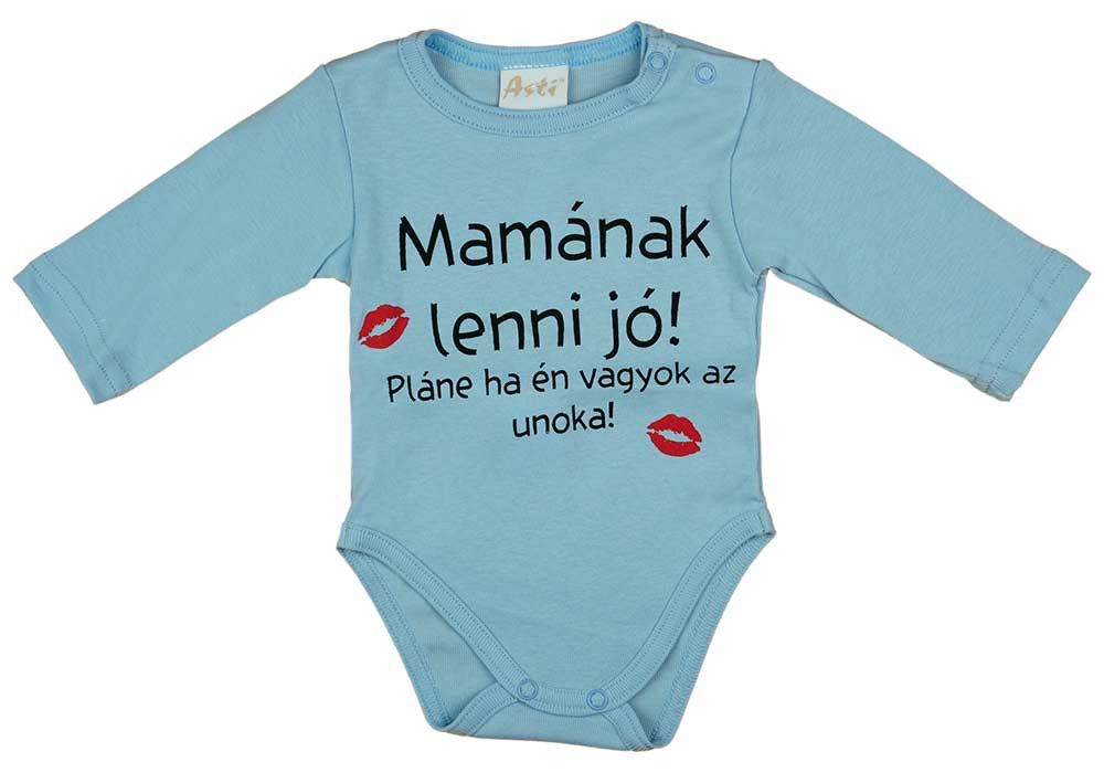 babashop.hu - Hosszú ujjú feliratos baba body