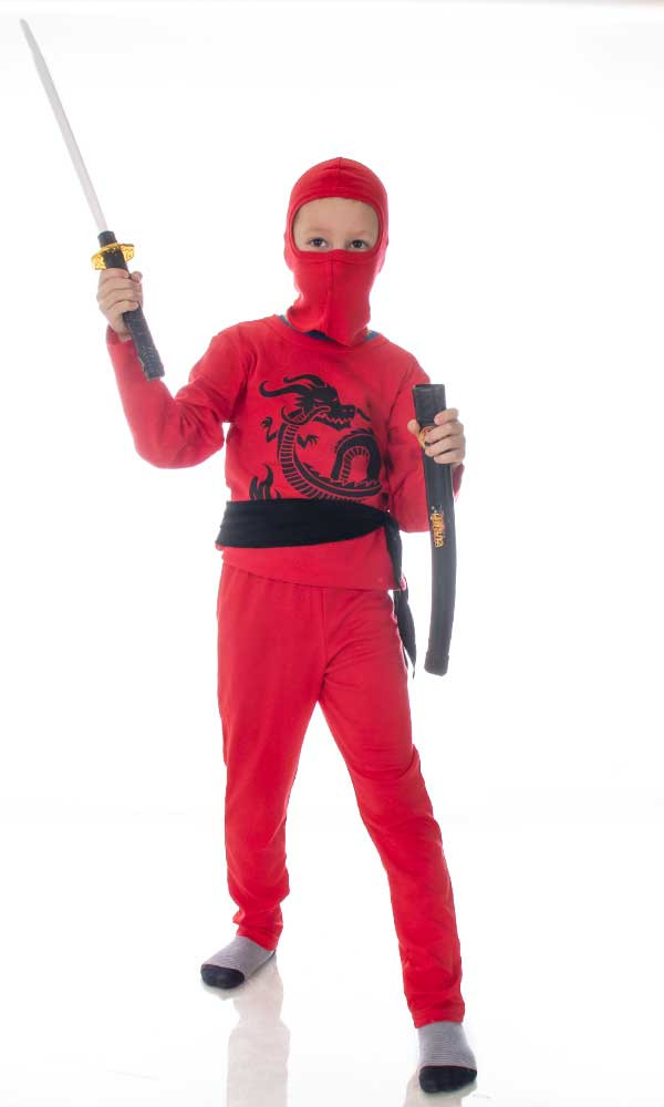 babashop.hu - Ninja piros fiú jelmez