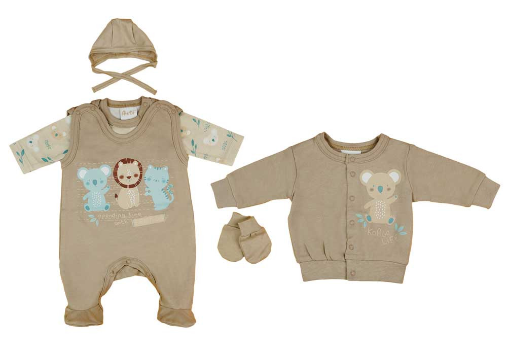 babashop.hu - 5 részes baba szett koalás mintával