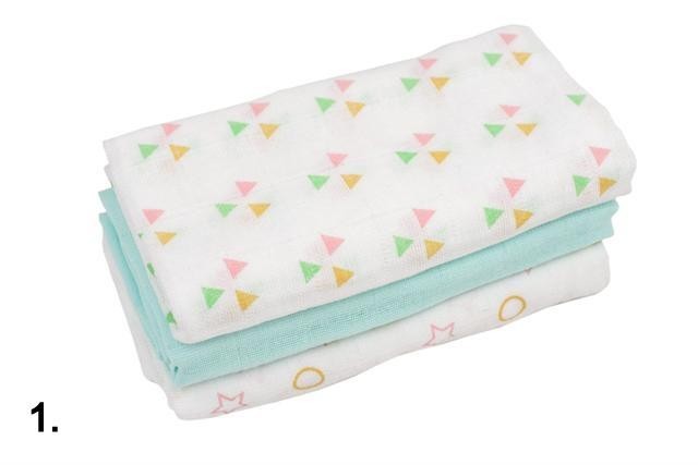 babashop.hu - Bubaba textil pelenka 3 db - Különböző színekben