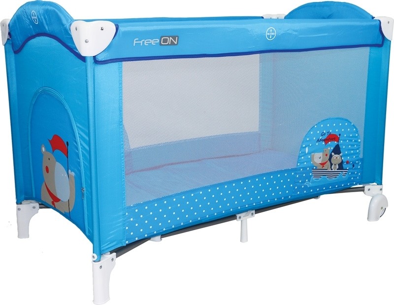 babashop.hu - FreeON utazóágy sima, zsebes - Kék