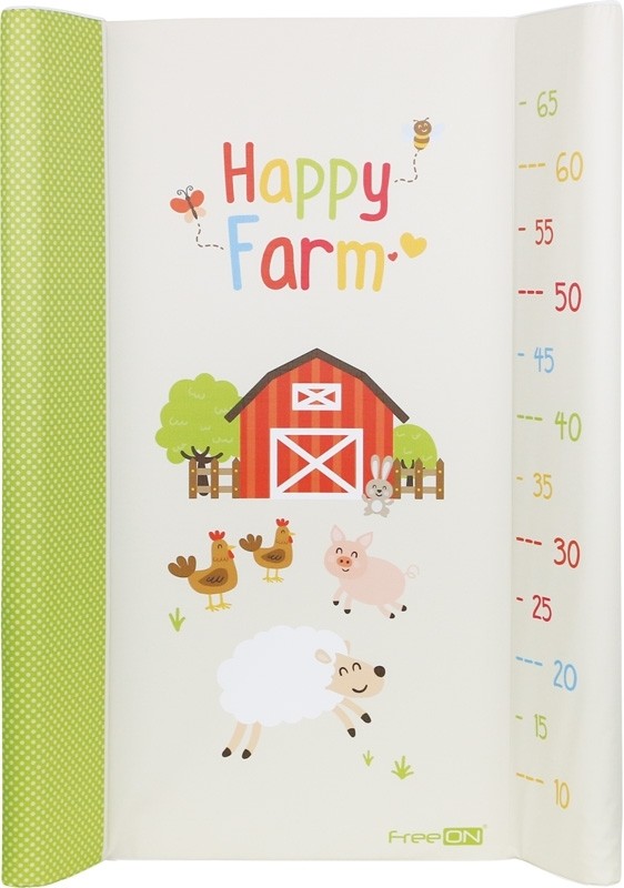 babashop.hu - FreeON pelenkázó lap puha 50x70 cm - Happy Farm