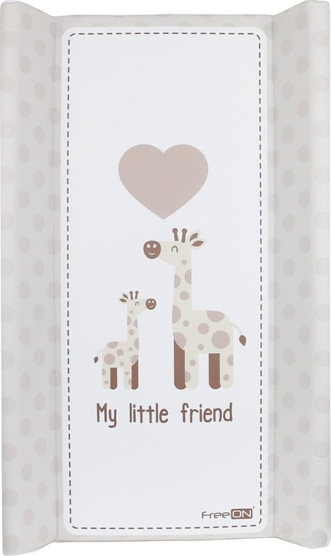 babashop.hu - FreeON pelenkázó lap kemény aljú 50x80 cm - Zsiráf