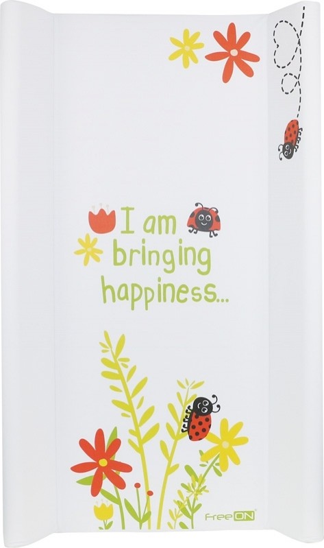 babashop.hu - FreeON pelenkázó lap kemény aljú 50x80 cm - Katica