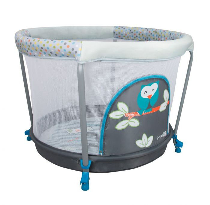 babashop.hu - FreeON utazójáróka, kör - Szürke baglyos