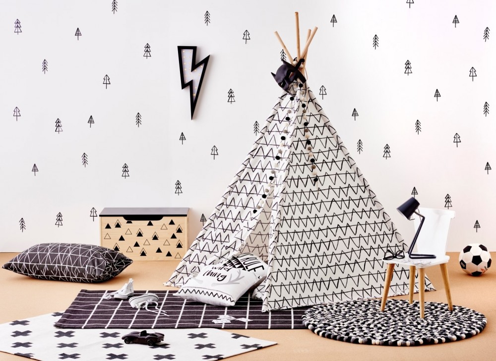 babashop.hu - Iplay indián játszósátor - Black & White