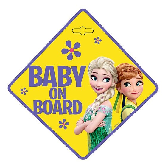 babashop.hu - Apollo Seven "Baby on Board" tábla- Frozen