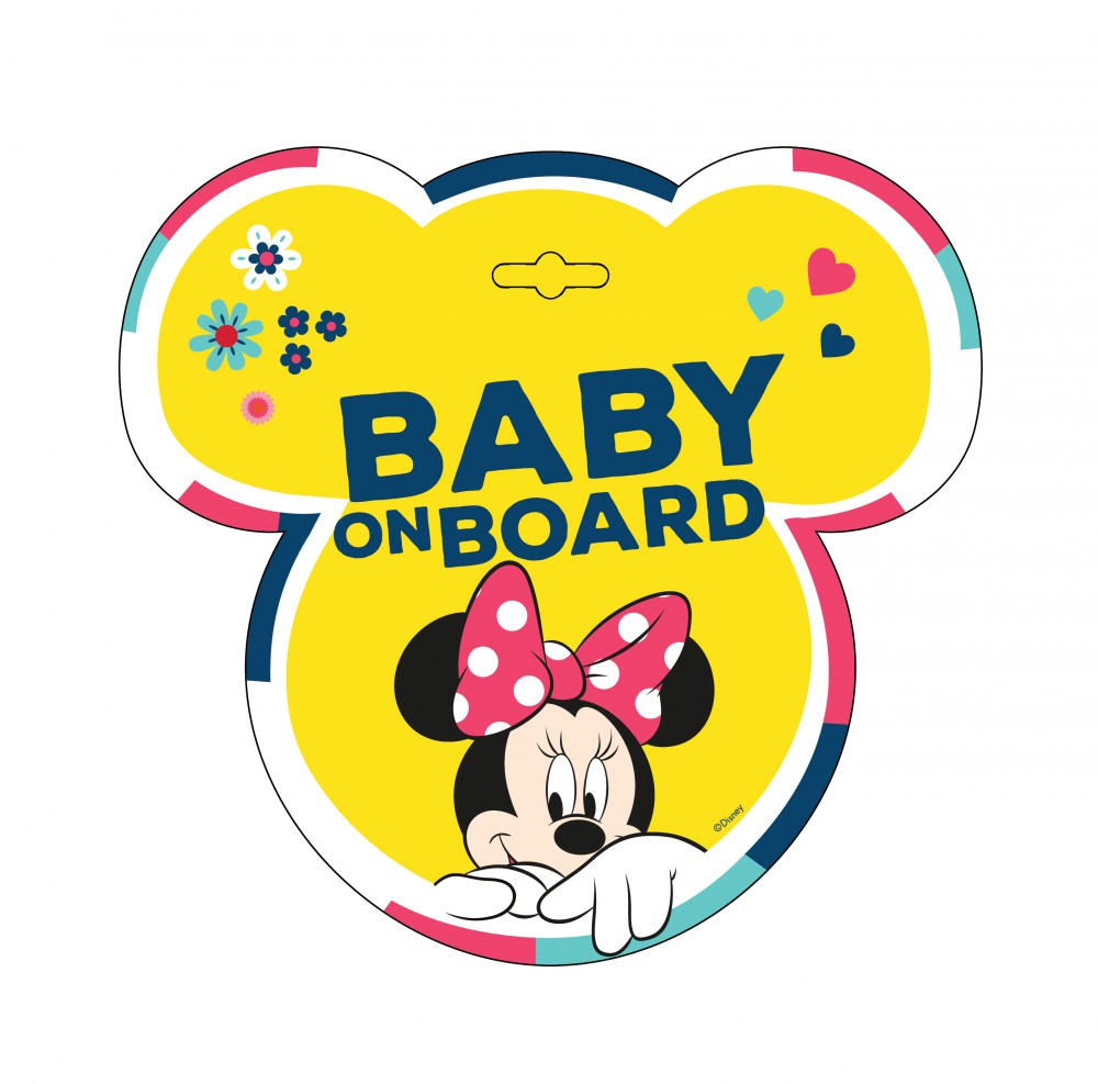 babashop.hu - Apollo Seven Disney Baby on board tábla - Minnie