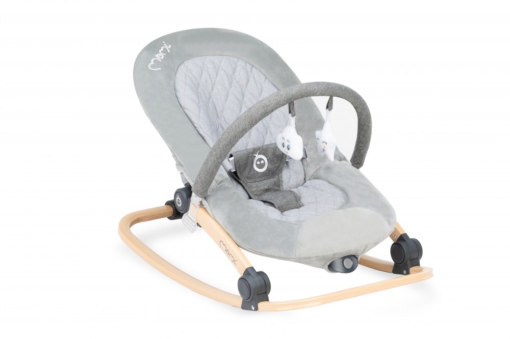 babashop.hu - MoMi Lumiwood rezgő pihenőszék - Gray