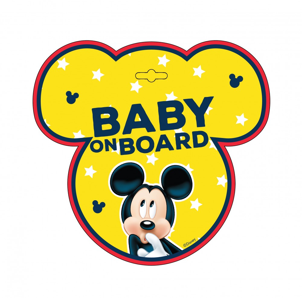 babashop.hu - Disney Baby on Board tábla - Mickey egér
