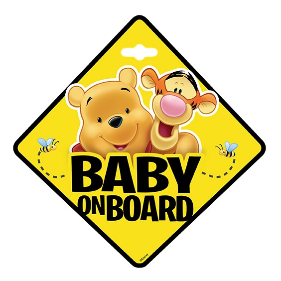 babashop.hu - Disney Baby on Board tábla - Micimackó és barátai