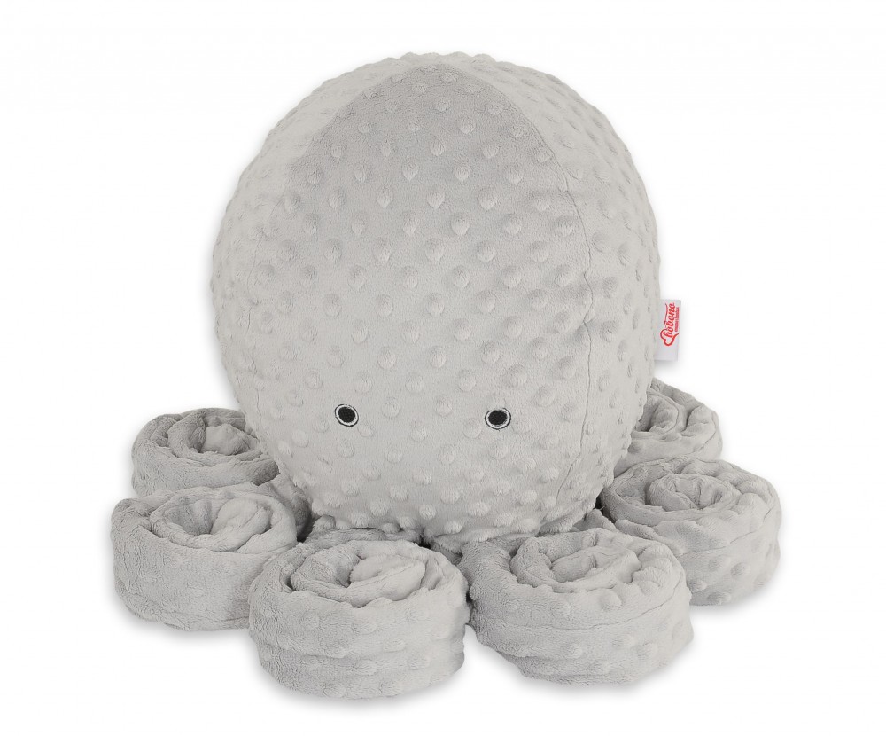 babashop.hu - BabyLion Prémium Óriás minky ölelő polip (75 cm) - Szürke