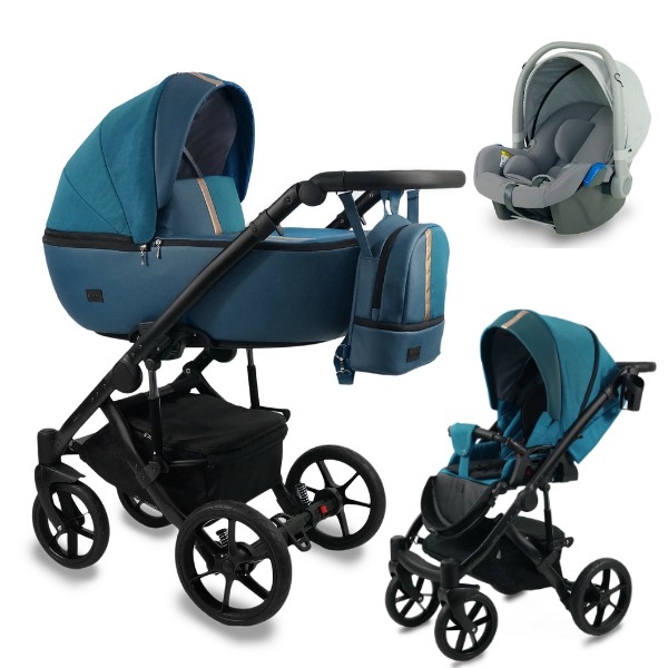 babashop.hu - Bexa Air multifunkciós babakocsi 3in1 - Turquoise + K1 Kite