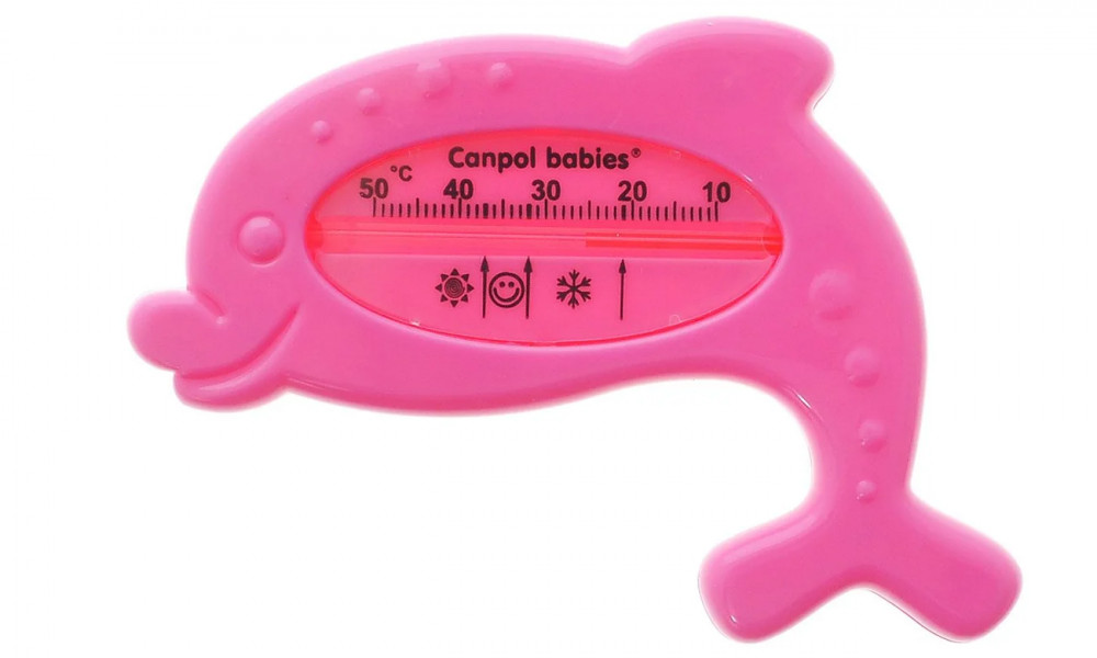 babashop.hu - Canpol babies vízhőmérő - Rózsaszín delfin