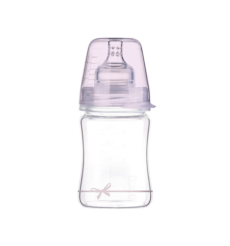 babashop.hu - Lovi DiamondGlass Üvegből készült cumisüveg 150 ml (0h+) - Baby Shower Girl