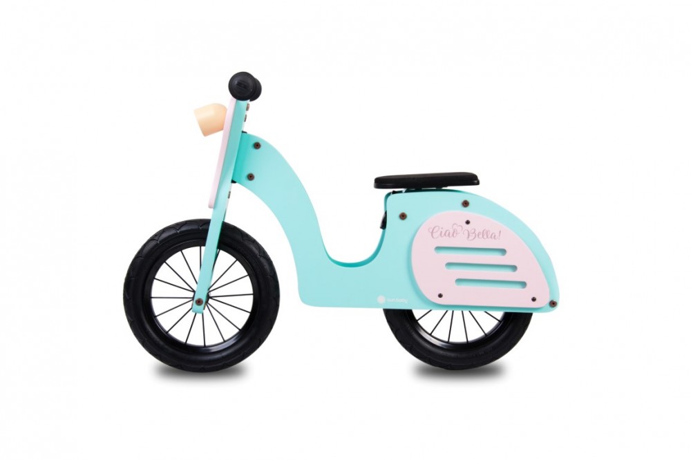 babashop.hu - Sun Baby Vespa fa futóbicikli - Menta - Rózsaszín