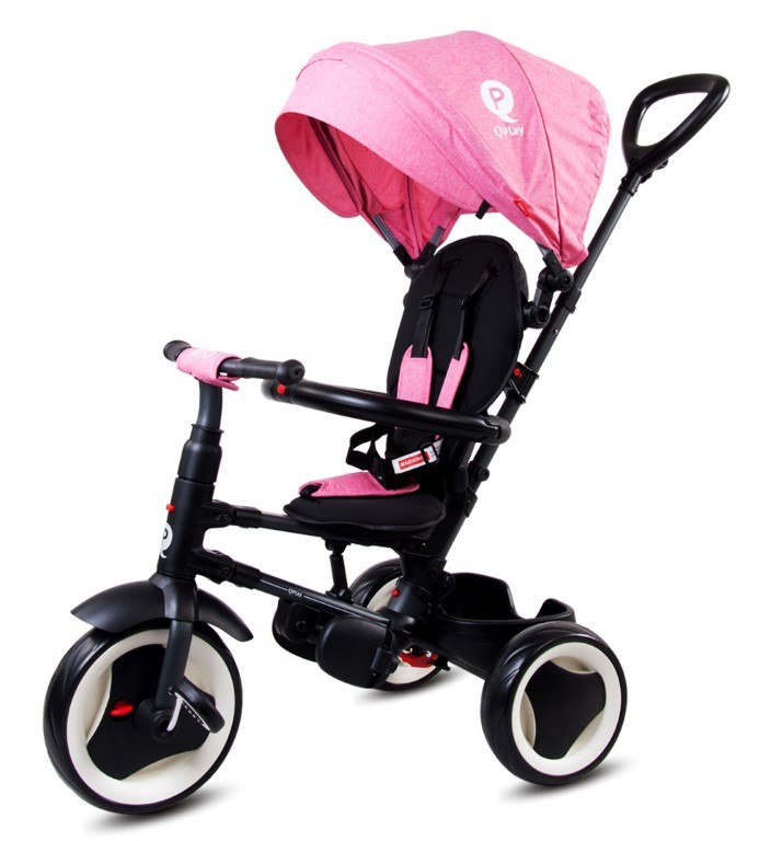 babashop.hu - Sun Baby Qplay Rito tricikli - EVA kerekekkel - Rózsaszín
