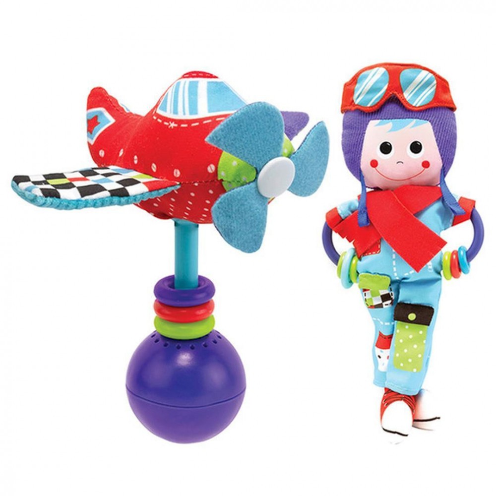 babashop.hu - Yookidoo csörgő játék - Pilóta repülővel  0h+