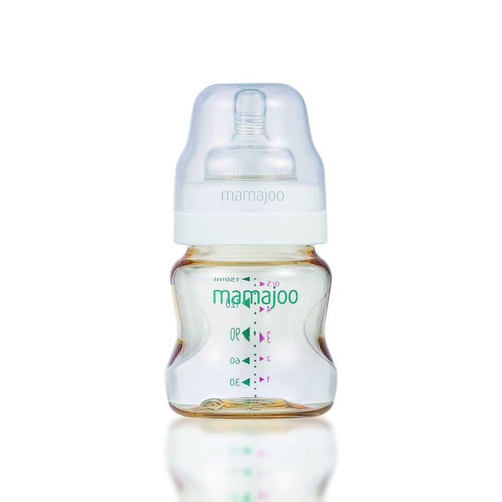 babashop.hu - Mamajoo BPA mentes PES Cumisüveg - 150 ml - arany