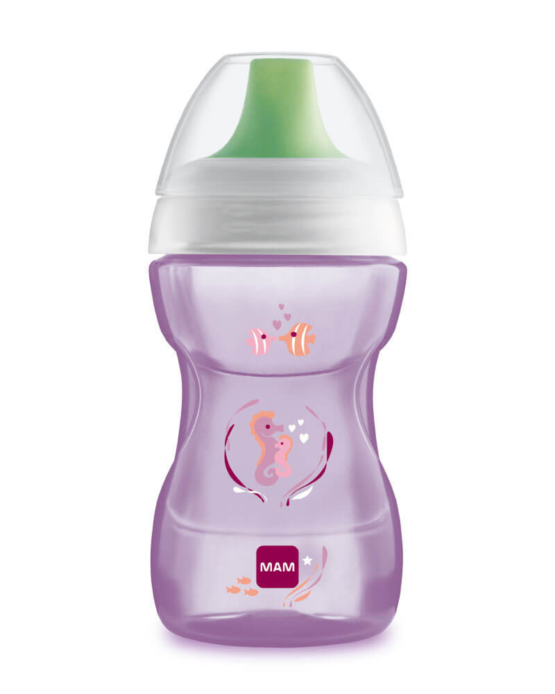 babashop.hu - MAM Fun to Drink ivópohár 270 ml - 8h+ - Rózsaszín