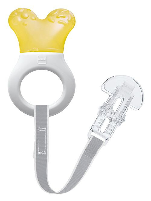 babashop.hu - MAM Mini Cooler & Clip cumitartó szalag és hűtőrágóka - 2h+ - Sárga