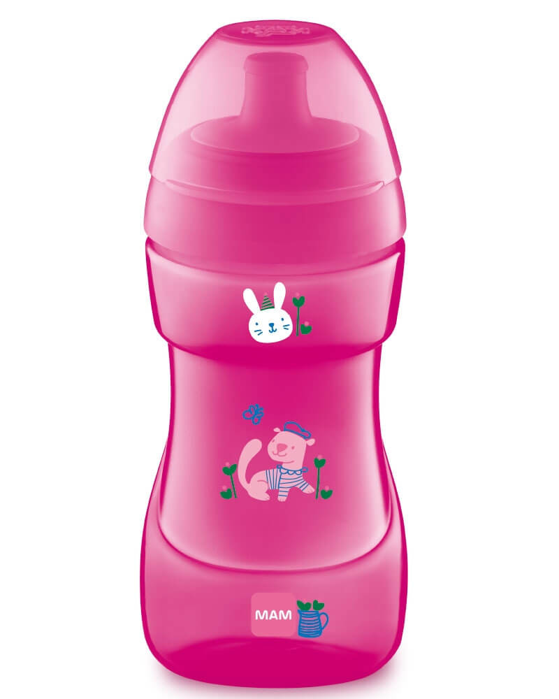 babashop.hu - MAM Sports Cup ivópohár 330 ml - 12h+ - Rózsaszín