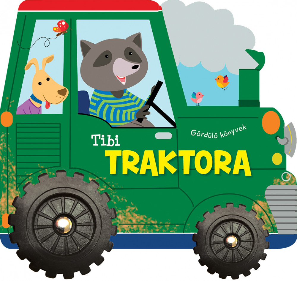 babashop.hu - Napraforgó Gördülő könyvek - Tibi traktora