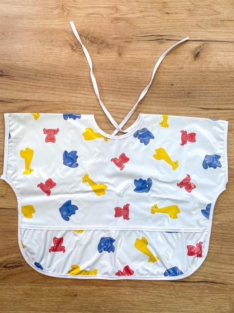 babashop.hu - BabyLion Nóri bebújós előke - Zsiráf és barátai